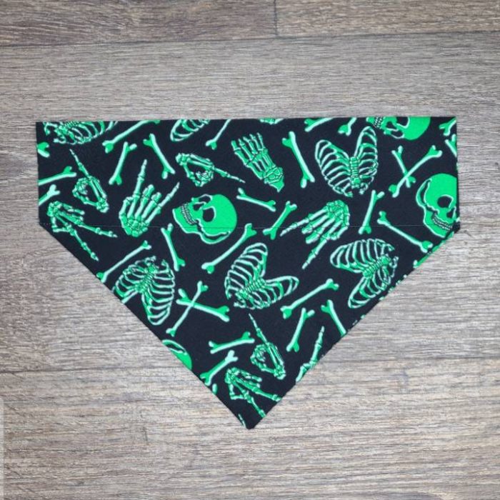 Glow in the Dark Skelly Bandana