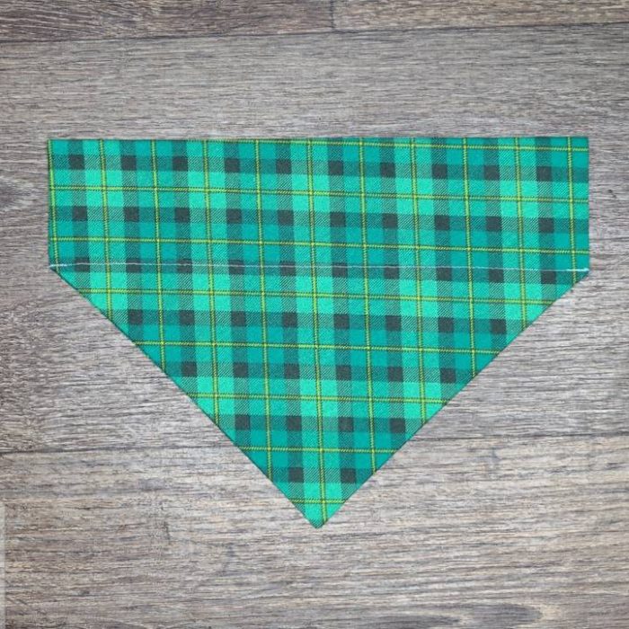 Green Plaid Bandana