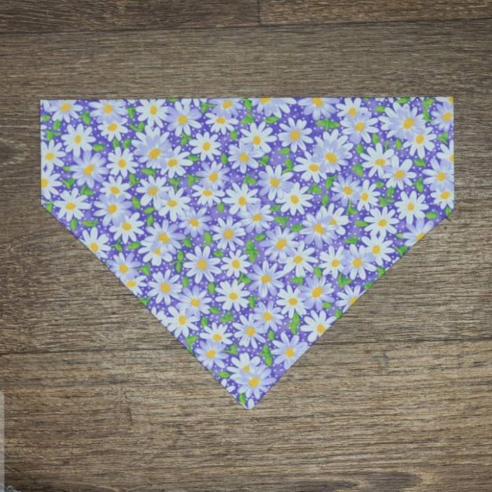 Purple Daisies Bandana