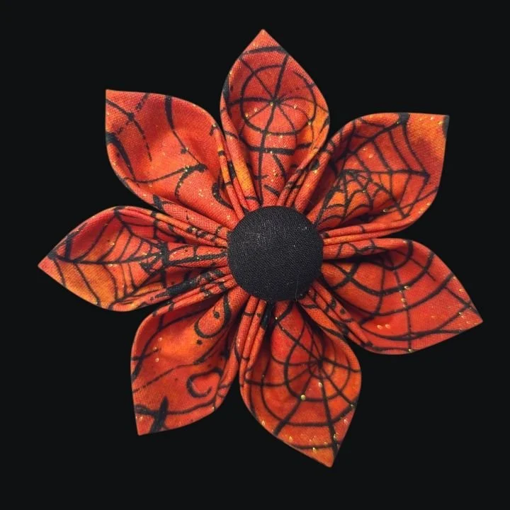 Flower - Halloween Spiders